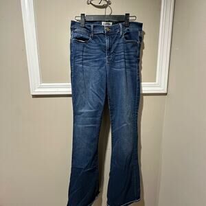 Frame Denim Blue Flare Wide‎ Leg Jeans